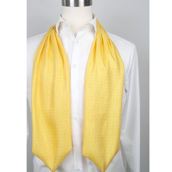 Men’s‎ Silk Ascot Tie Cravat Silk Blend Day Wear Formal Wedding A239 - Picture 2 of 11